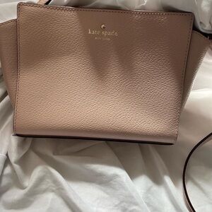 Kate Spade Tan Crossbody Bag Pebbled Leather